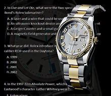 rolex watch trivia|how good is rolex quiz.